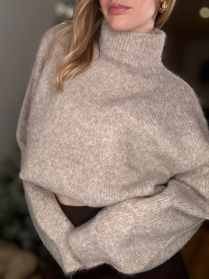 Pull Solene noisette